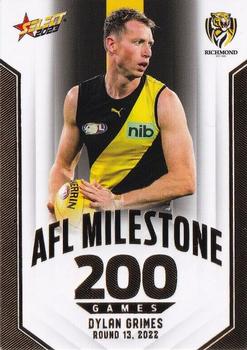 2023 Select AFL Footy Stars - AFL Milestones Games #MG66 Dylan Grimes Front